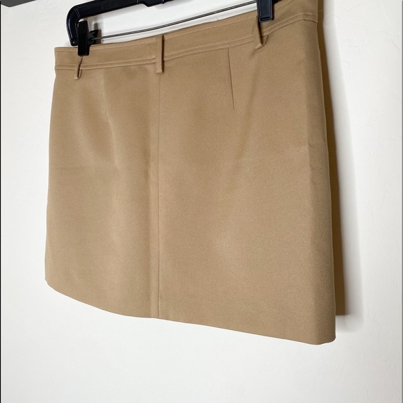 Theory lupah tan camel cargo mini skirt 8 - Picture 9 of 9